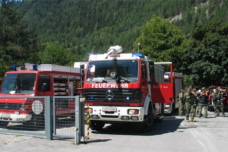 Gasaustritt in Prutz