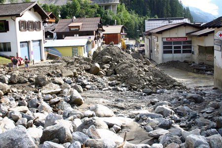 Hochwasser und Vermurungen im Bezirk Landeck