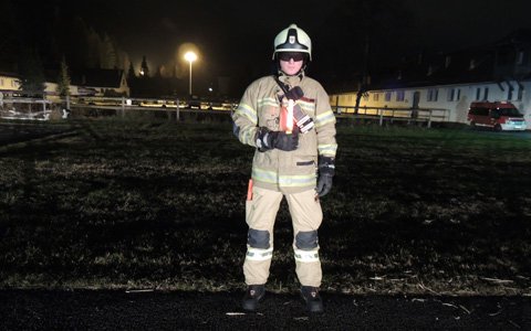 Feuerwehr Landeck organisiert eine Nachtlandeübung