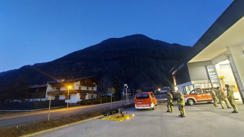 Waldbrand in Längenfeld