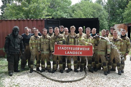 Schulung der Feuerwehr Landeck bei Erhatec